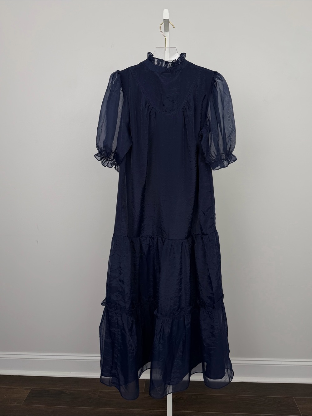 Tuckernuck Navy Chiffon Selena Maxi Dress - Picture 8 of 11